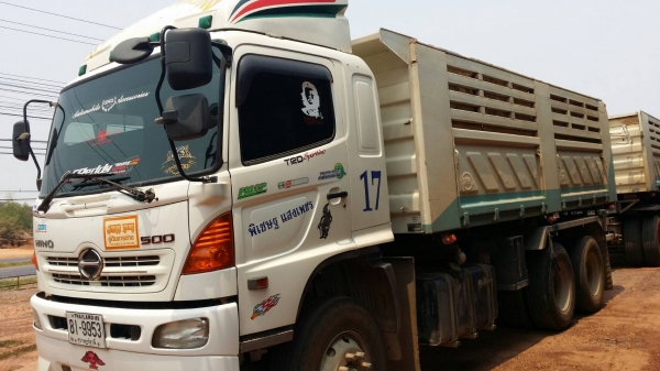 ขายรถบรรทุก 22 ล้อ พ่วงแม่ลูก-ดั๊มพ์ ยี่ห้อ HINO MEGA FM2P 380 แรงม้า  ปี 2554   ( การันตีรถสวยจริงๆ เจ้าของขายเอง )