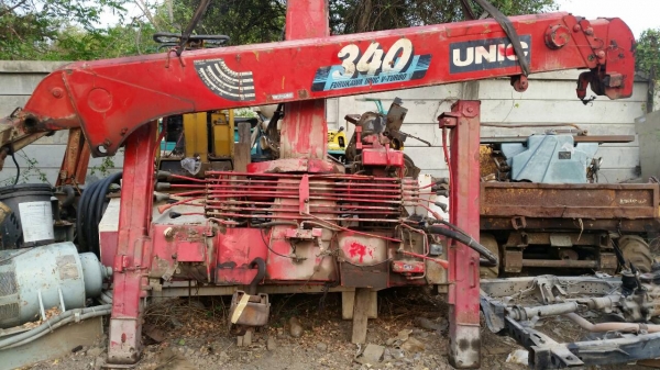 ขาย - เครน สลิง ติดหลังรถบรรทุก UNIC: 340 ขนาด 3.5 ตัน 3 ปลอก ท้องวี