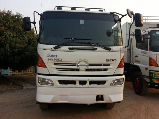 ขายรถสิบล้อ HINO FM2P 320แรงดั้มสามมิตรหินทราย มีระบบลากพ่วง