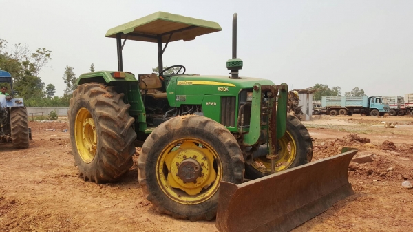 ขาย รถไถ JOHN DEERE 5310K 2 เพลา คานหน้า CARRARO เครื่อง 3 สูบ เอกสารเล่มทะเบียนครบ อุปกรณ์มีผานดันหน้า และหาง 3
