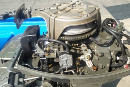 ขาย เรือไฟเบอร์3ลอนหล่อใหม่พร้อมเครื่องtohatsu 25 แรงพร้อมถัง