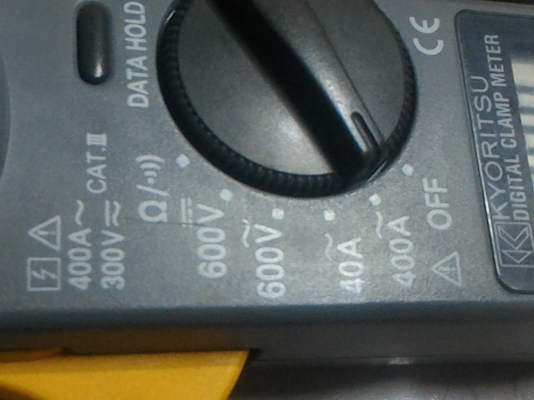 มัลติมิเตอร์ดิจิตอลจากญี่ปุ่นแบบวัดกระแสได้สูงถึง 400 A.ยี่ห้อ KYORITSU