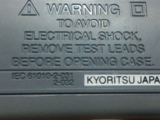 มัลติมิเตอร์ดิจิตอลจากญี่ปุ่นแบบวัดกระแสได้สูงถึง 400 A.ยี่ห้อ KYORITSU