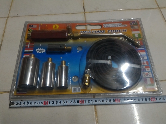 ชุดหัวพ่นไฟขนาดใหญ่ต่อให้กับถึงแก็สทั่วไปได้เลย  ยี่ห้อ OKURA พร้อมใช้หัวขนาดอื่นเลือกใช้ตามงานได้เลย