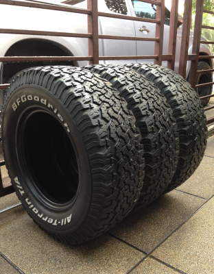 ยาง All BF Goodrich 265 70 16 ปลายปี11 ดอกเต็ม จำนวน 3เส้น ราคาไม่แพง