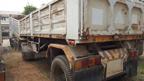 ขาย รถพ่วงดั้มแม่-ลูก ไอ้หลง FN527M-A วางเครื่อง 6D15 โบอินเตอร์ 240 แรงม้า ติดแก๊ส NGV 8 ถัง เกียร์ 10 สปีด คัสซีสวยตลอดเส้น ทะเบียนเต็มพร้อมโอนครับ