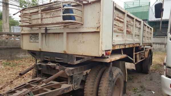 ขาย รถพ่วงดั้มแม่-ลูก ไอ้หลง FN527M-A วางเครื่อง 6D15 โบอินเตอร์ 240 แรงม้า ติดแก๊ส NGV 8 ถัง เกียร์ 10 สปีด คัสซีสวยตลอดเส้น ทะเบียนเต็มพร้อมโอนครับ