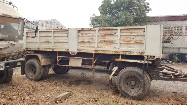 ขาย รถพ่วงดั้มแม่-ลูก ไอ้หลง FN527M-A วางเครื่อง 6D15 โบอินเตอร์ 240 แรงม้า ติดแก๊ส NGV 8 ถัง เกียร์ 10 สปีด คัสซีสวยตลอดเส้น ทะเบียนเต็มพร้อมโอนครับ