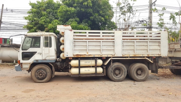 ขาย รถพ่วงดั้มแม่-ลูก ไอ้หลง FN527M-A วางเครื่อง 6D15 โบอินเตอร์ 240 แรงม้า ติดแก๊ส NGV 8 ถัง เกียร์ 10 สปีด คัสซีสวยตลอดเส้น ทะเบียนเต็มพร้อมโอนครับ