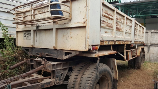 ขาย รถพ่วงดั้มแม่-ลูก ไอ้หลง FN527M-A วางเครื่อง 6D15 โบอินเตอร์ 240 แรงม้า ติดแก๊ส NGV 8 ถัง เกียร์ 10 สปีด คัสซีสวยตลอดเส้น ทะเบียนเต็มพร้อมโอนครับ