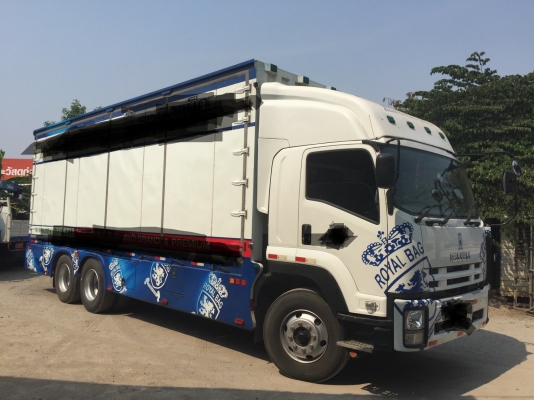 ขายรถisuzu FVM 10 ล้อ เพลาเดียว ตู้ยาว7.7 ม. สนใจติดต่อ 089-8914921คุณตุ๊กตา