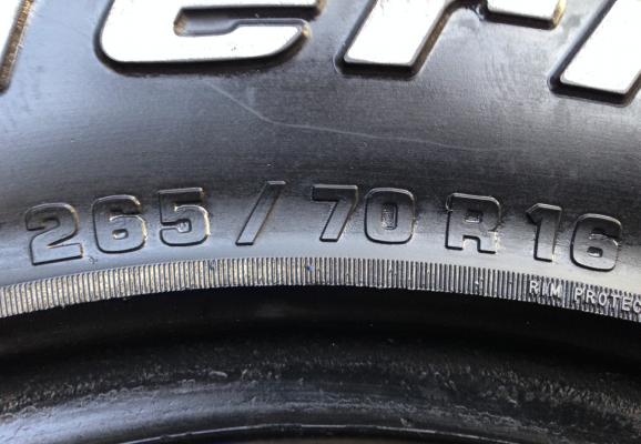 ยาง All BF goodrich 265 70 16 ดอกเต็ม ใช้ยาว ราคาไม่แพง