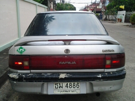 ขายรถยนต์ ปี94 มาสด้า323 เครื่อง1600cc.หัวฉีด(ติดแก๊ส) เกียร์ออโต้ พวงมาลัยเพาเวอร์ แอร์เย็น ล้อแม็ก เครื่องดี ขายถูกๆครับ