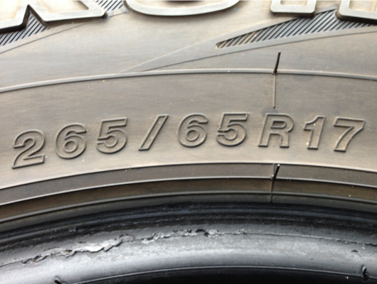 ยาง Yokohama 265 65 17 ปี14 ดอกเต็ม ใช้ยาว ราคาไม่แพง