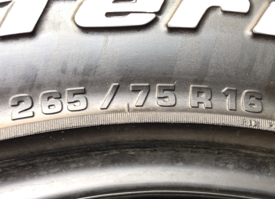 ยาง BF Goodrich 265 75 16 ดอกสวย พร้อมใช้งาน ราคาไม่แพง