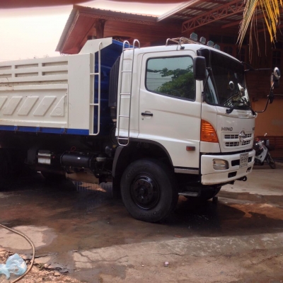 ขายสิบล้อ HINO FM1A 330 ปี53 ดั้มสามมิตรมีระบบลากพ่วงรถสวยพร้อมใช้งาน