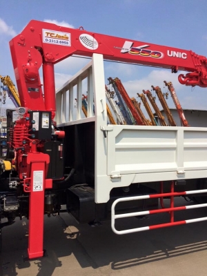 เครนติดหลังรถบรรทุก พร้อมรถบรรทุก ทุกยี่ห้อ มือหนึ่ง