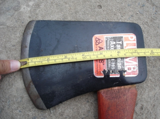 ขายขวานพลัมเมกางานใหม่เก่าเก็บ PLUMB AXE Tasmanian Made in USA.