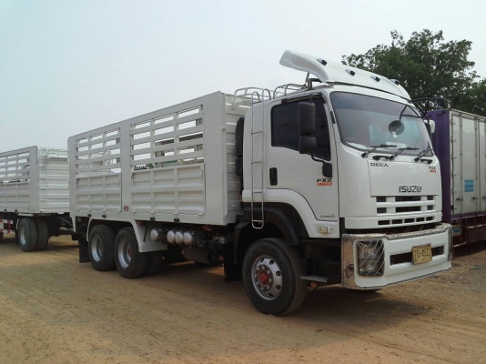 ฟรีดาวน์ !!! รถพ่วงไม่ดั๊มพ์/ISUZU/รุ่นFXZ/360แรงม้า/ปี52