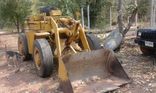 ขายรถตักล้อยาง TCM เอวอ่อนเครื่องดีเกียร์ดีพร้อมใช้