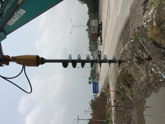 ขายครับเจาะดินปักเสา_KOMATSU PC20-7E