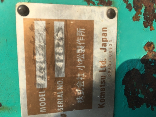 ขายครับเจาะดินปักเสา_KOMATSU PC20-7E