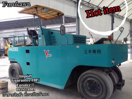ขาย รถบด 7 ล้อ FURUKAWA จำหน่าย รถ เครื่องจักร อุปกรณ์ทุกชนิด นำเข้า100\% ราคาถูก eurotec 0818176901