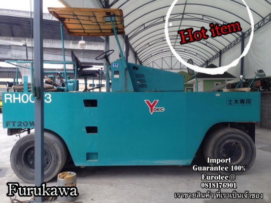 ขาย รถบด 7 ล้อ FURUKAWA จำหน่าย รถ เครื่องจักร อุปกรณ์ทุกชนิด นำเข้า100\% ราคาถูก eurotec 0818176901