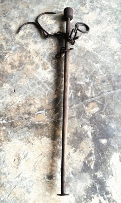 ตาชั่งโบราณ ตัวที่ 4 ลูกตุ้มหาย ใช้แขวนโชว์หน้าร้าน สวยงามและเป็นศิริมงคลมาก