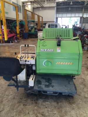 เครื่องอัดฟาง ก้อนกลม นำเข้า เครื่องยนต์ 9.5 แรง