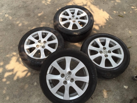 ขายล้อแม็ก มาสด้า 2 ขอบ 15 4 ล้อ ราคา 4,500 บาท