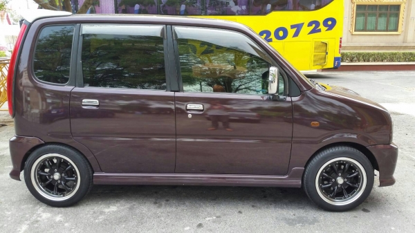 ล้อ15x7 ออฟ35 4รู100 สภาพสวย ยาง195/50/15 ปี12