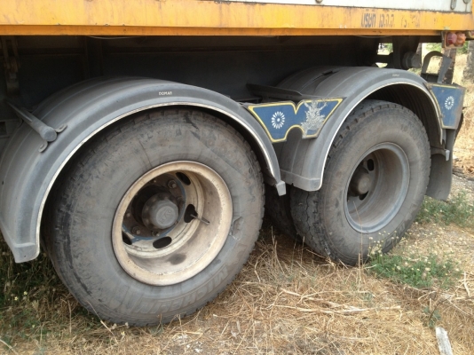 ขายหางพ่วง 3 เพลาแท้ ยกล้อได้ อู่ ST ยางดี กะบะผุนิดหน่อย ทะเบียนแจ้ง ม.79