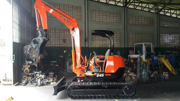 ขาย รถขุด KUBOTA รุ่น U45 มือสองญี่ปุ่น แทรกเหล็ก สลักแน่น ปั้มนิ้ว เทียบเท่าPC45 มือถือ/LINE ID : 0818753444