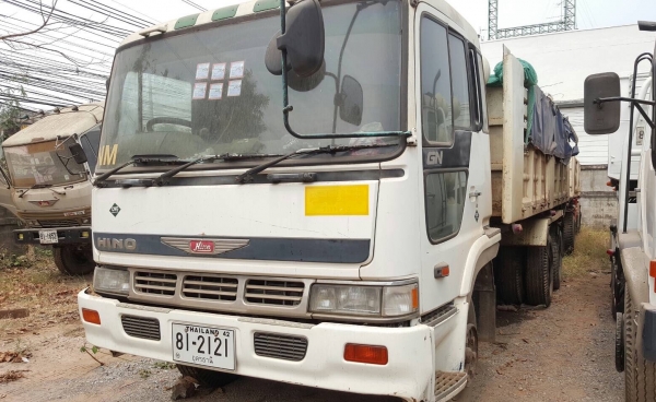 ขาย รถพ่วงดั้มแม่-ลูก HINO FM227 ติดแก๊ส NGV 8 ถัง วางหัวโปรเฟีย เครื่อง EM100 220 แรงม้า คัสซีสวยตลอดเส้น สโลว์กลาง ยางเต็ม ทะเบียนพร้อมโอน