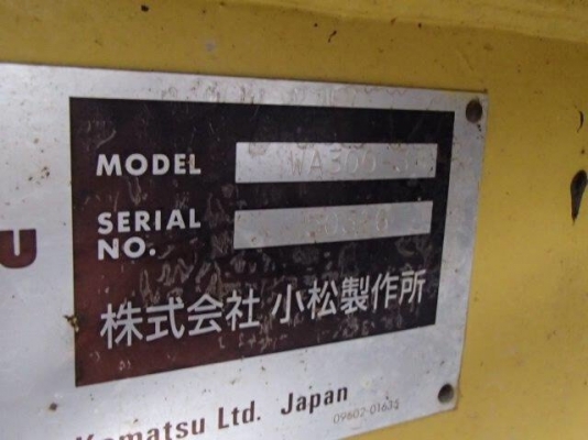 KOMATSU WA300-3E ญี่ปุ่นแท้ โทร.090-986-2521 อ๊อบ