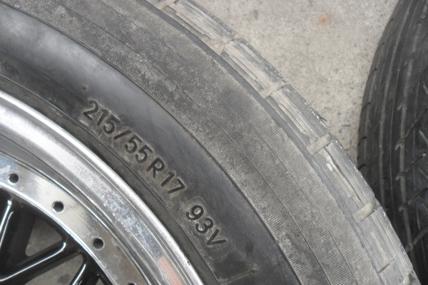 ล้อแม็ก17นิ้ว5รู120 บีเอ็ม พร้อมยาง สวยๆ 4 ล้อ ราคา 8900 บาท