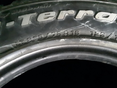 BF All USA. 265/75/16 ปลายปี11 สภาพสวยๆ 1ชุด