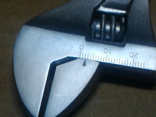 ประแจเลื่อนขนาด 8 นิ้ว RELIABLE ของใหม่เก่าเก็บ เหล็กเนื้อดี ปากกว้างสุด 24 มม.