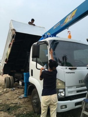 FRR 210ดั้มใหม่ทะเบียนพร้อม 11เดือน เครนท้องวี3ตัน 920000