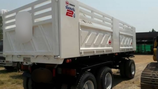 ขาย HINO 344 พ่วงแม่ลูกดั๊ม  กระบะเหล็กสามมิตร รถปี 57 รถวิ่งแสนกว่าโล