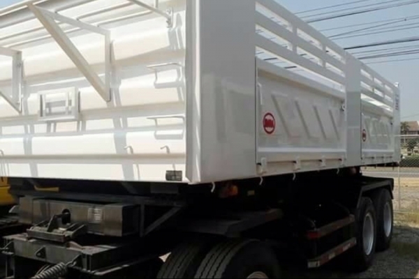 ขาย HINO 344 พ่วงแม่ลูกดั๊ม  กระบะเหล็กสามมิตร รถปี 57 รถวิ่งแสนกว่าโล