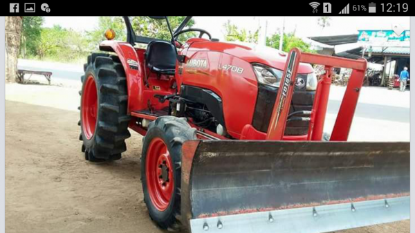 ขายคูโบต้าL4708มีไบมีดตราช้าง1อัน ราคา388000บาท พร้อมใช้งานสายๆครับสนใจ โทร0813655997 อำพร พาเจริญ ต วังบัว อ คลองขลุง จ กำแพงเพชร ดูสินค้าเพิ่มเติมได้ที่  (http://buasorn.truck2hand.com)