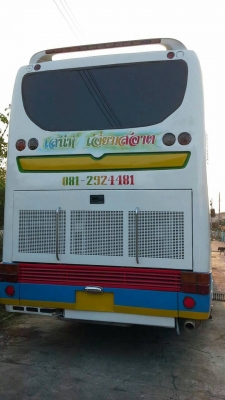 ขายรถบัสแอร์ชั้นครึ่งทรงมังกร ถุงลม เครื่อง DAEWOO ช่วงล่าง ISUZU ทั้งคัน คานหน้า-คานท้าย ISUZU แอร์ไฟฟ้า ยางเรเดียล ล้อแม็กซ์ เครื่องเสียงพร้อม สภาพพร้อมใช้งาน ราคา 600,000 บาท ต่อรองได้ สนใจติดต่อ คุณเสน่ห์ โทร 081-2924481 , 085-1988301