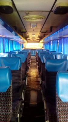 ขายรถบัสแอร์ชั้นครึ่งทรงมังกร ถุงลม เครื่อง DAEWOO ช่วงล่าง ISUZU ทั้งคัน คานหน้า-คานท้าย ISUZU แอร์ไฟฟ้า ยางเรเดียล ล้อแม็กซ์ เครื่องเสียงพร้อม สภาพพร้อมใช้งาน ราคา 600,000 บาท ต่อรองได้ สนใจติดต่อ คุณเสน่ห์ โทร 081-2924481 , 085-1988301