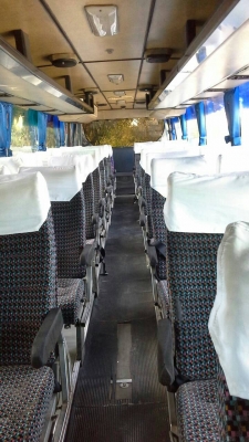 ขายรถบัสแอร์ชั้นครึ่งทรงมังกร ถุงลม เครื่อง DAEWOO ช่วงล่าง ISUZU ทั้งคัน คานหน้า-คานท้าย ISUZU แอร์ไฟฟ้า ยางเรเดียล ล้อแม็กซ์ เครื่องเสียงพร้อม สภาพพร้อมใช้งาน ราคา 600,000 บาท ต่อรองได้ สนใจติดต่อ คุณเสน่ห์ โทร 081-2924481 , 085-1988301