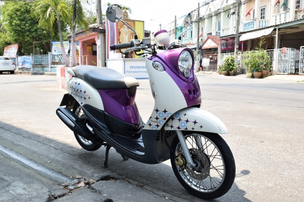 Fino 2012 รถบ้านแท้ เล่มทะเบียนชุดโอนภาษีพรบครบ ทะเบียนสวย