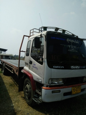 หกล้อ อีซุชุ DEGA195ปี40 พื้นเรียบ ยาว7.20ม สภาพดีพร้อมใช้งาน ทะเบียนพร้อมโอน