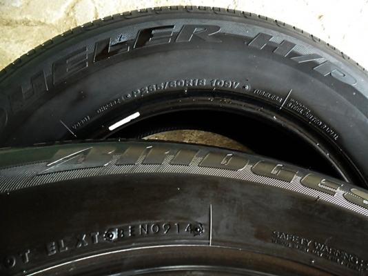 ยางขอบ18 กระบะสูง+SUV  บริดสโตน265-60-R18 ปี14 (4เส้น3,500)