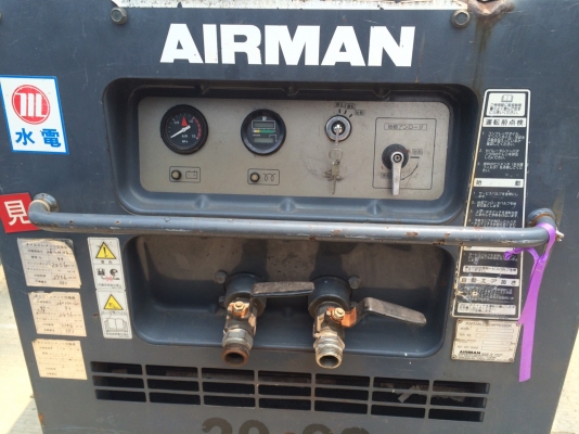 ขอเข้าใหม่ครับ!!! เครื่องปั๊มลม Airman PDS70S เข้ามาตรวจสภาพกันได้เลยครับ